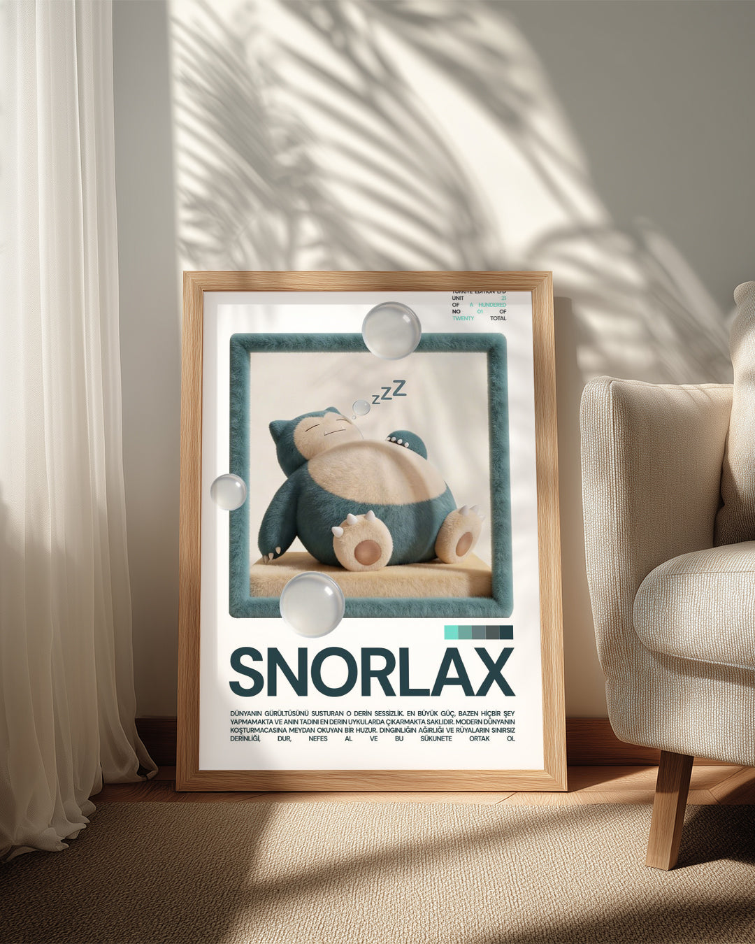Snorlax Poster Tablosu
