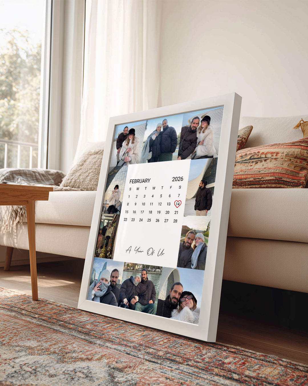 Kişiselleştirilebilir Takvim - A Year Of Us Poster Tablo